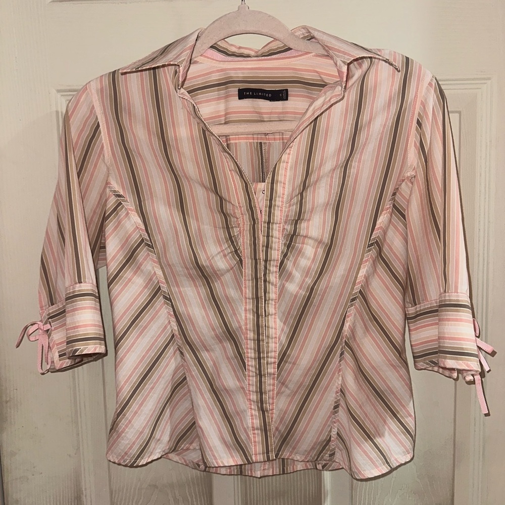 The Limited Multicolor Striped Button Down Shirt